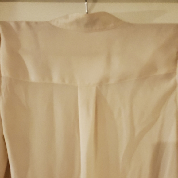 Beautiful Cream Sheer Blouse - Picture 7 of 7